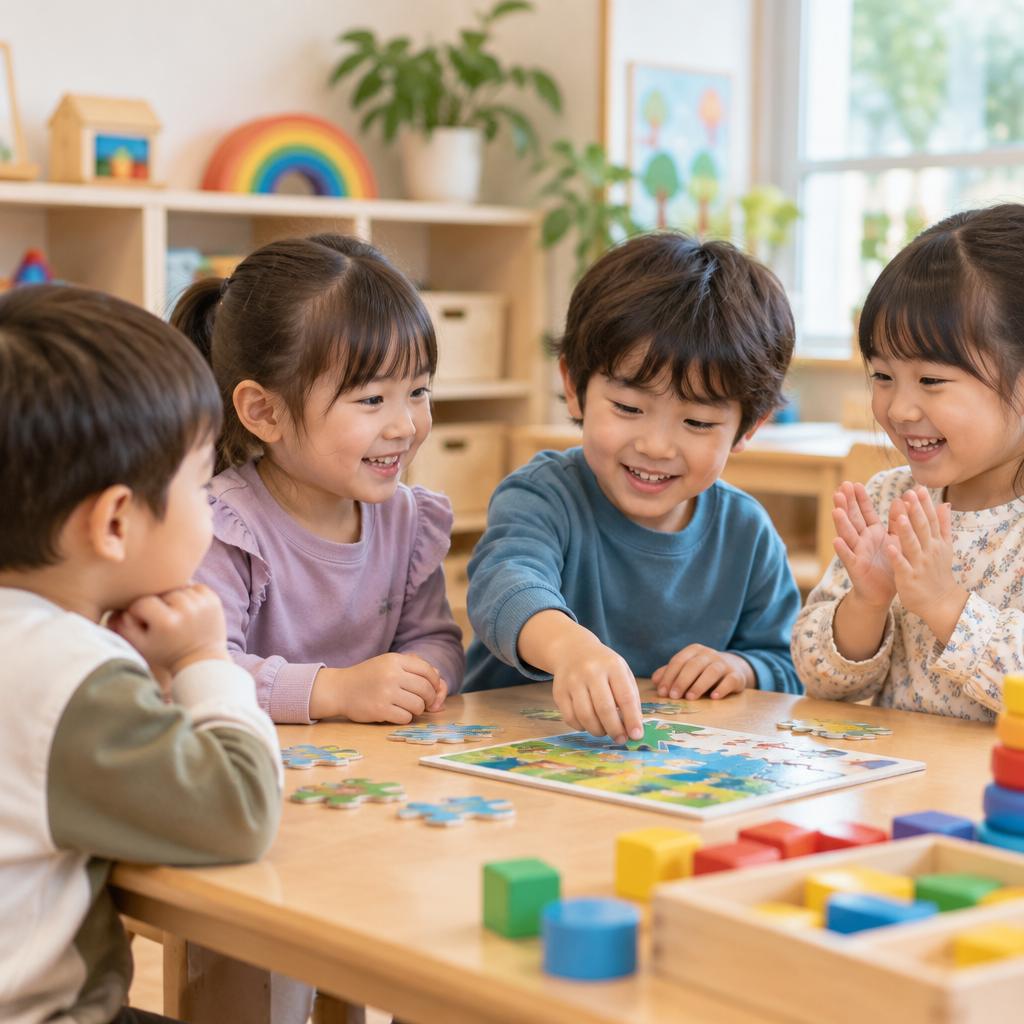 友だちとの遊びが、ことばを使う自信に変わる