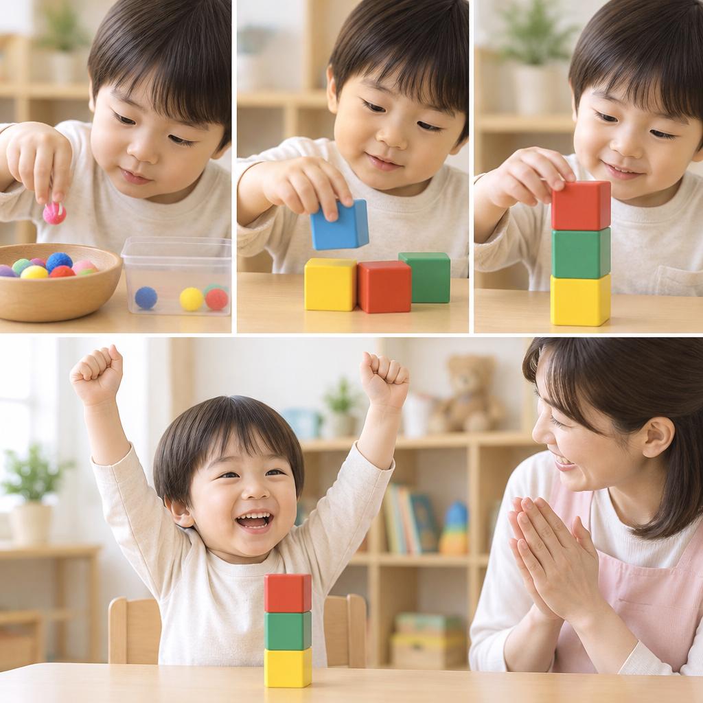 指先を動かす「できた！」が自信になる