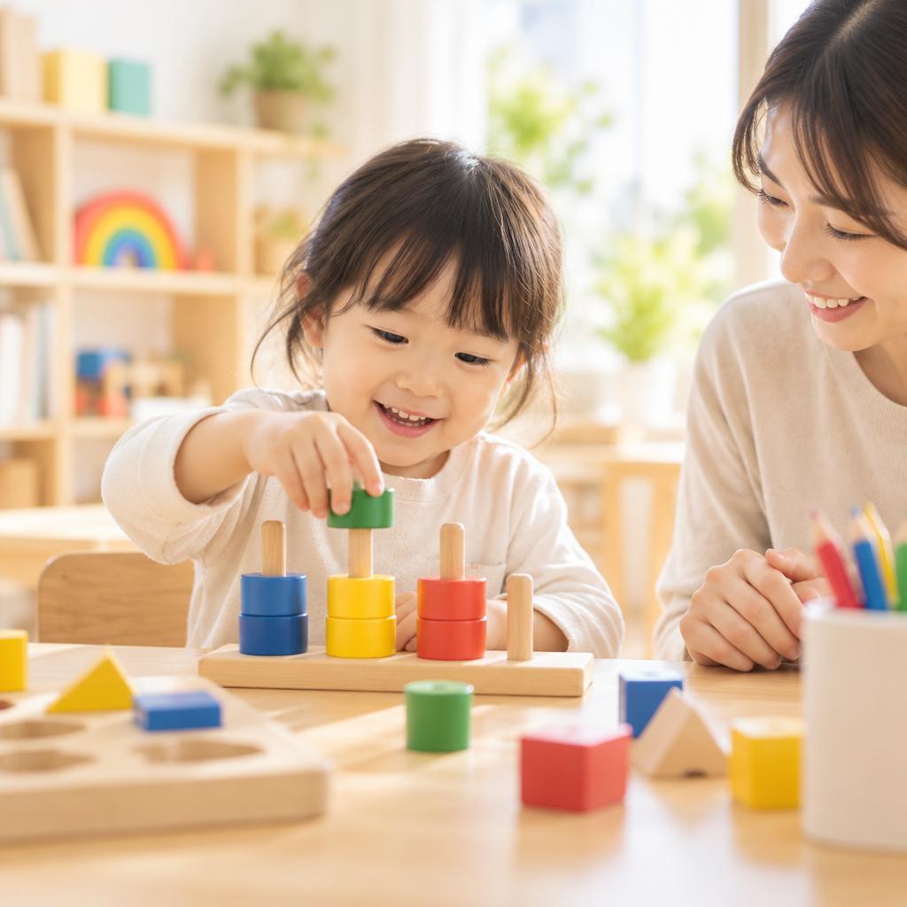 見る力、指先の力、そして人とつながる力を。小さな「できた！」が、子どもの未来を切り開く。