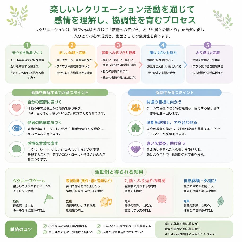 感情理解と協調性の育成