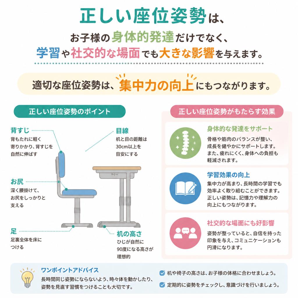 座位姿勢の重要性